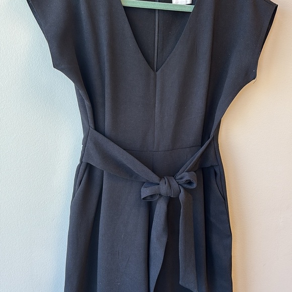 Anthropologie Black pant romper SP - Picture 2 of 4